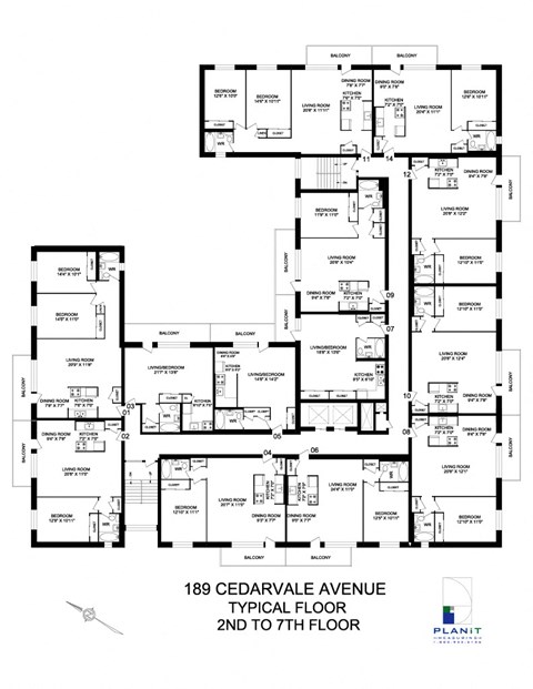 a large building with lots of windows and a floor plan